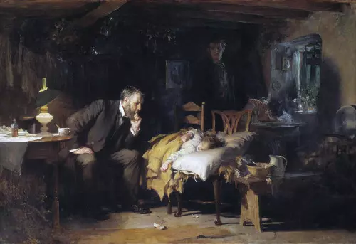 Luke Fildes - “El Doctor”.